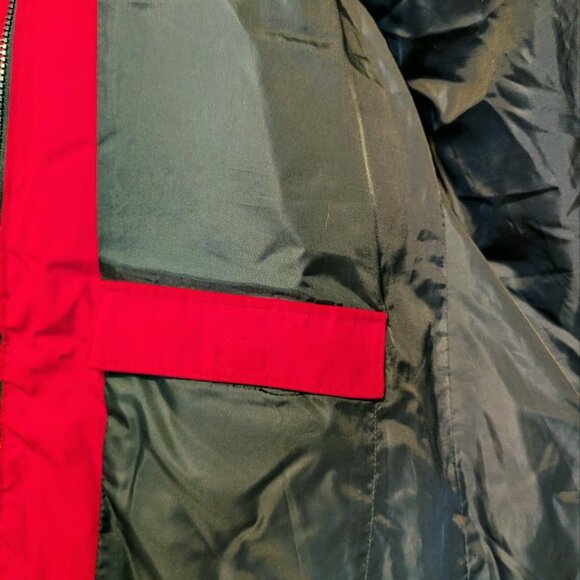 LIKE NEW (Repaired Inner Seam) Alpine Tek Womens Red Down Parka Winter Jacket XS - Picture 11 of 12